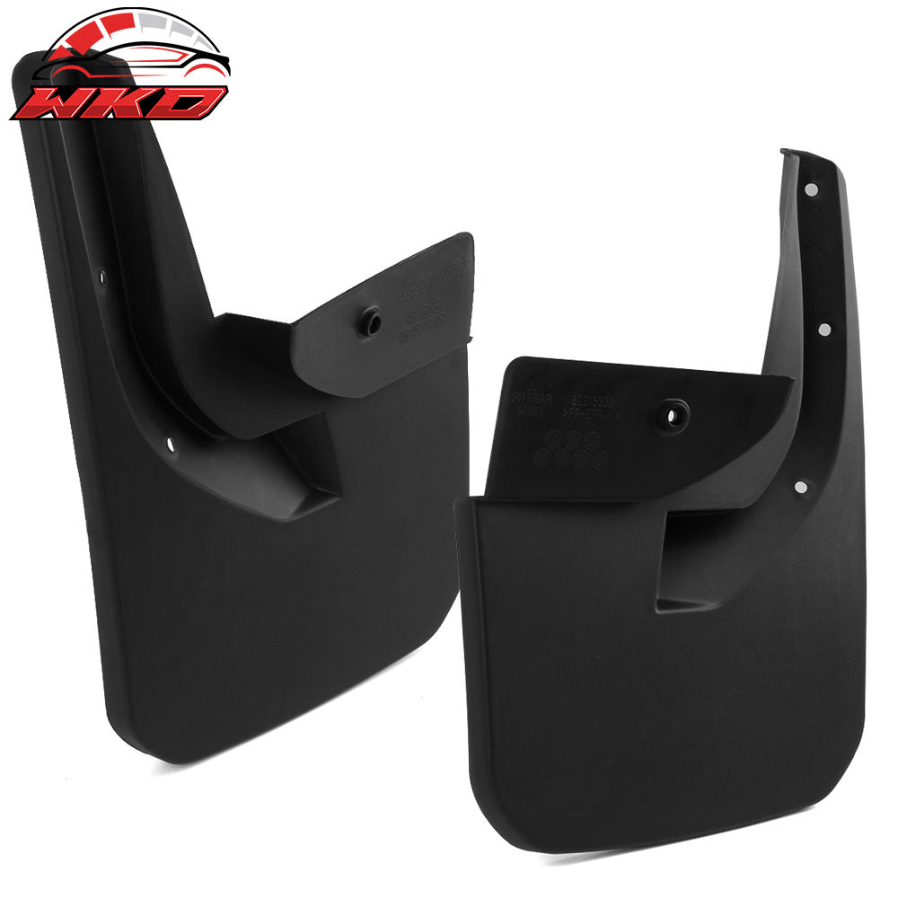 Fit 18-19 Jeep Wrangler JL JLU 4PC Set Front Rear Mud Flaps Splash Guard Flares