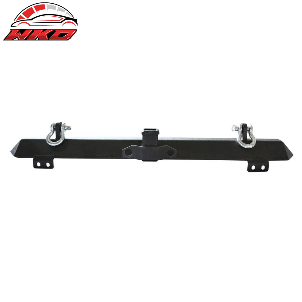 Fits 87-06 Jeep Wrangler YJ TJ Steel Rock Crawler Rear Bumper W/Hitch Receiver