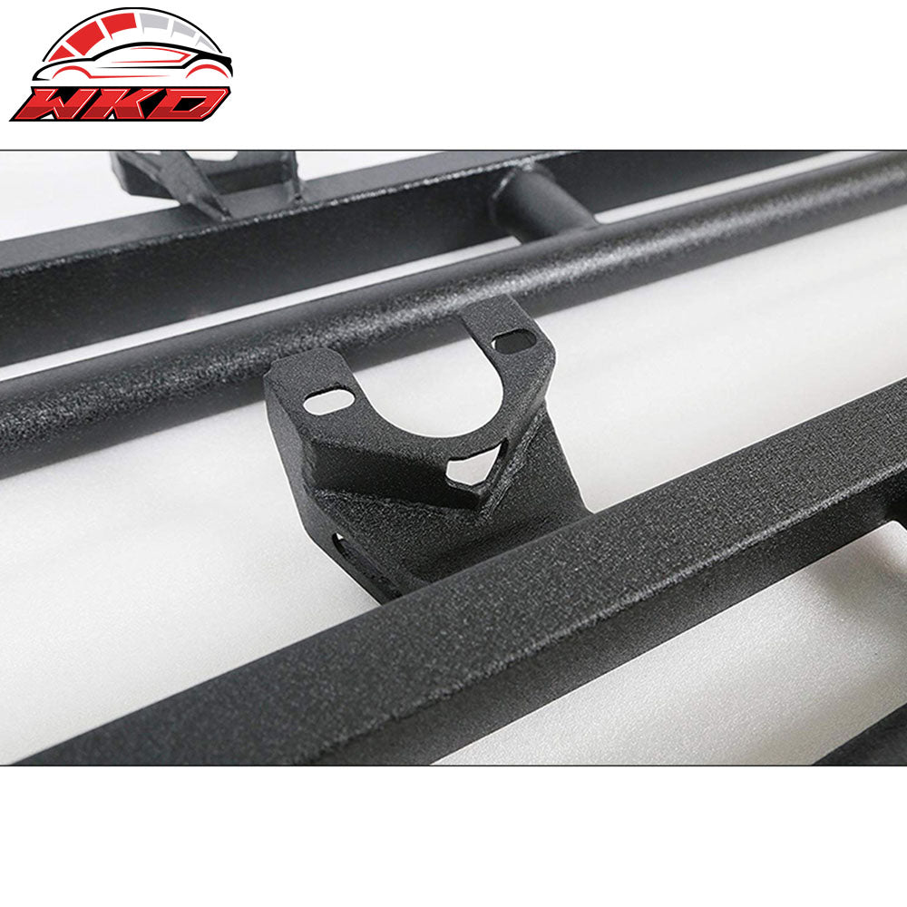 Fits 07-18 Jeep Wrangler JK 4 Door Textured Side Step Nerf Bar Running Board