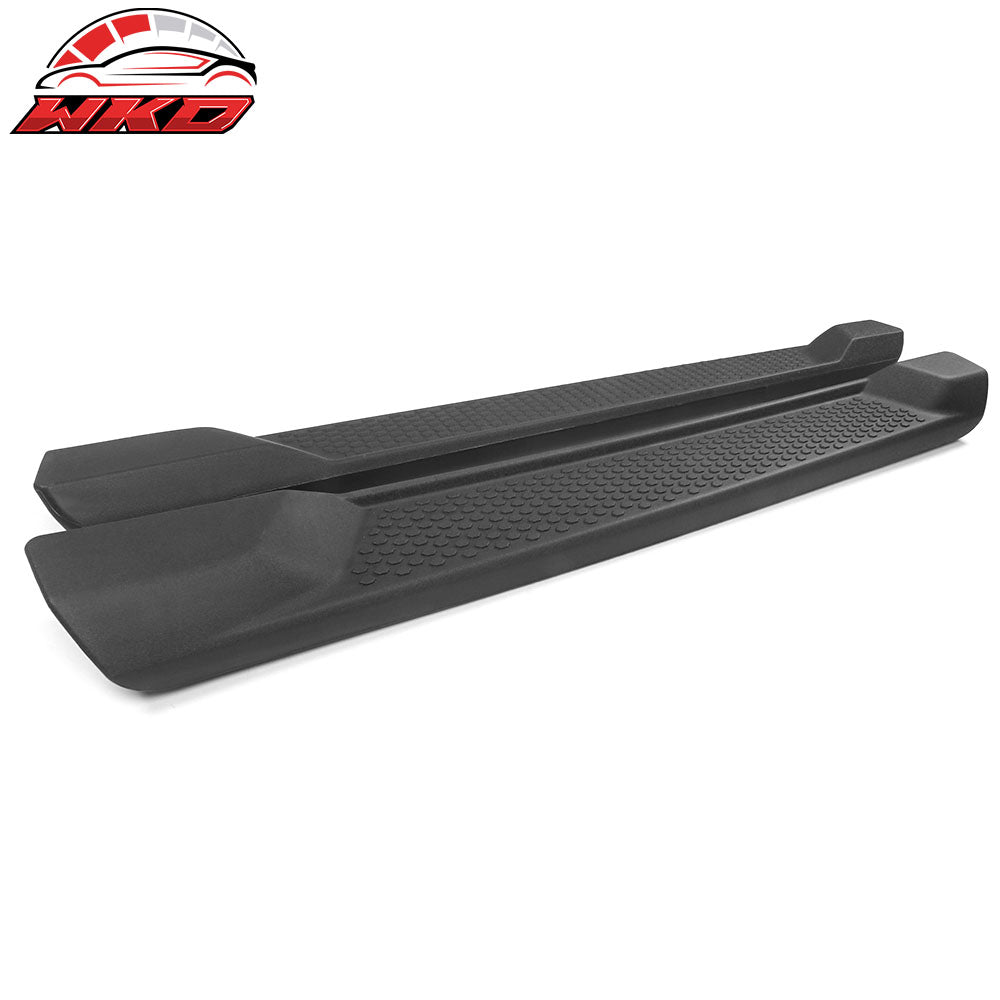 Fits 18-25 Jeep Wrangler JL 2 Door Textured Nerf Bar Side Step Running Boards