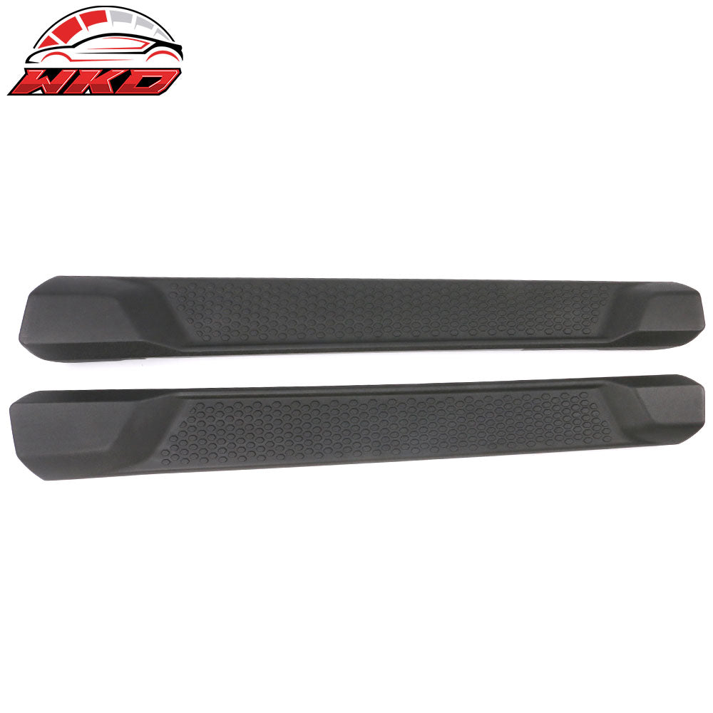 Fits 18-25 Jeep Wrangler JL 2 Door Textured Nerf Bar Side Step Running Boards