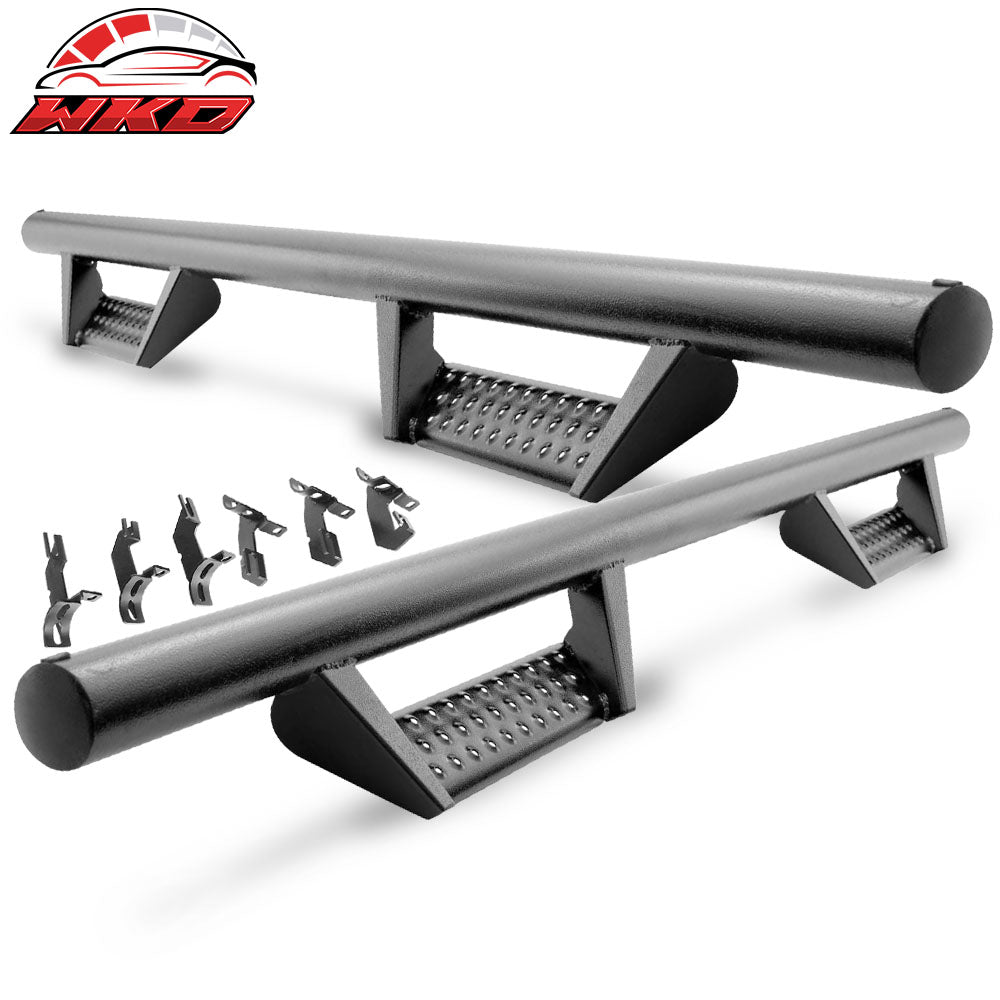 Fits 07-18 Jeep Wrangler 4Dr BCK Style Side Step Bars