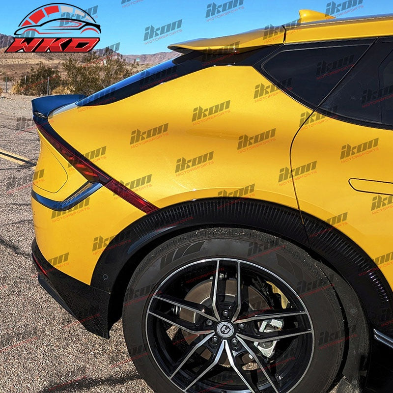 Fits 21-26 Kia EV6 X Style Rear Ducktail Trunk Spoiler Wing Lip ABS Unpainted