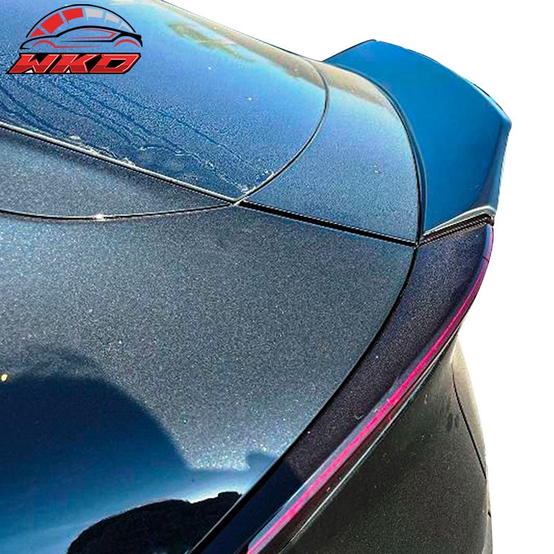 Fits 21-26 Kia EV6 X Style Rear Ducktail Trunk Spoiler Wing Lip ABS Unpainted