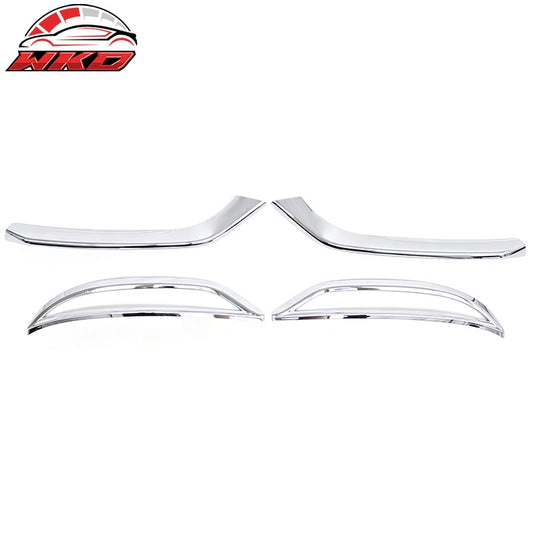 Wholesale 14-16 Kia Forte Chrome Fog Lights Garnish+ Rear Reflector Lights Bezels - Wikond Auto