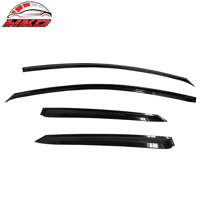 Fits 09-13 Kia Forte Hatchback Window Visors Vent Rain Guards Deflectors Smoke