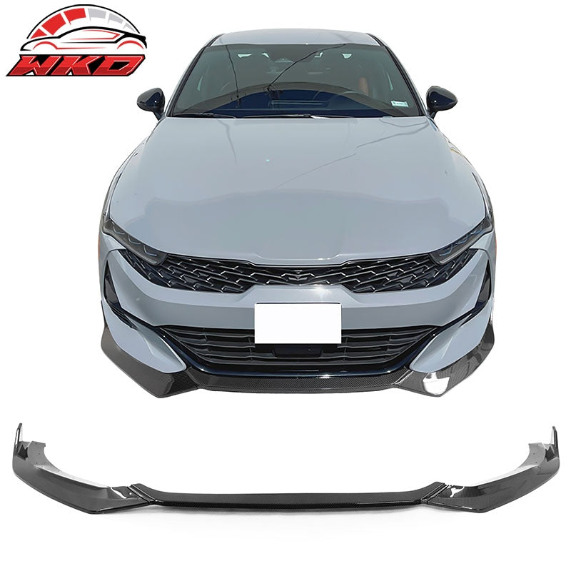 Wholesale 21-24 Kia K5 GT-Line RD Style 4PCS Front Lip Spoiler Carbon Fiber Print PP