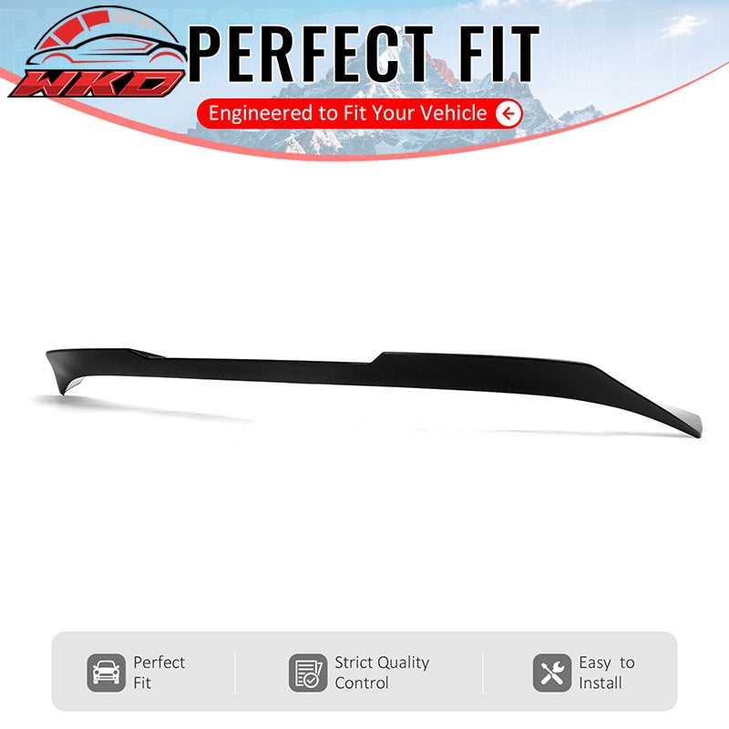 Fits 21-24 Kia K5 IKON Style Gloss Black Duckbill Rear Trunk Spoiler Wing ABS