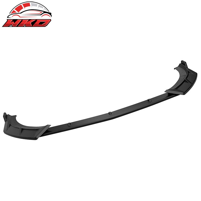 Fits 2021-2024 Kia K5 IKON Style 3PCS Front Bumper Lip Spoiler PP Matte Black