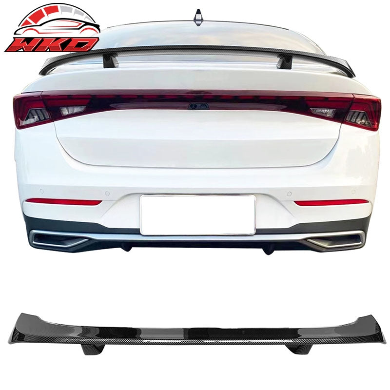 Wholesale 21-24 Kia K5 MG Style Rear Trunk Spoiler Wing Lip ABS Carbon Fiber Print