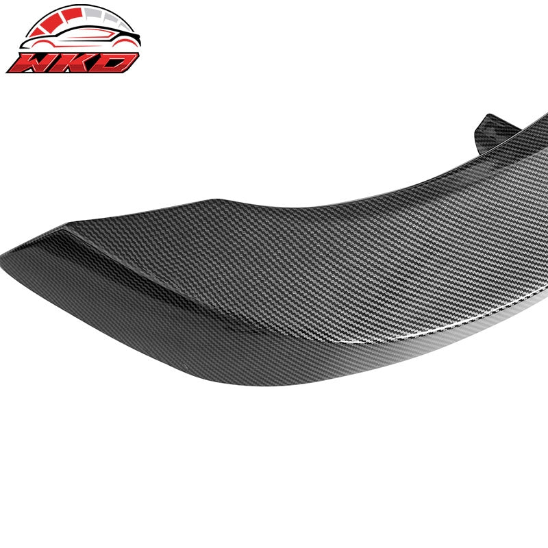 Fits 21-24 Kia K5 MG Style Rear Trunk Spoiler Wing Lip ABS Carbon Fiber Print