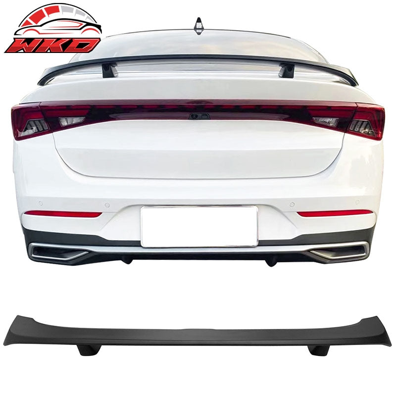 Wholesale 2021-2024 Kia K5 MG Style Rear Trunk Spoiler Wing Lip ABS Matte Black