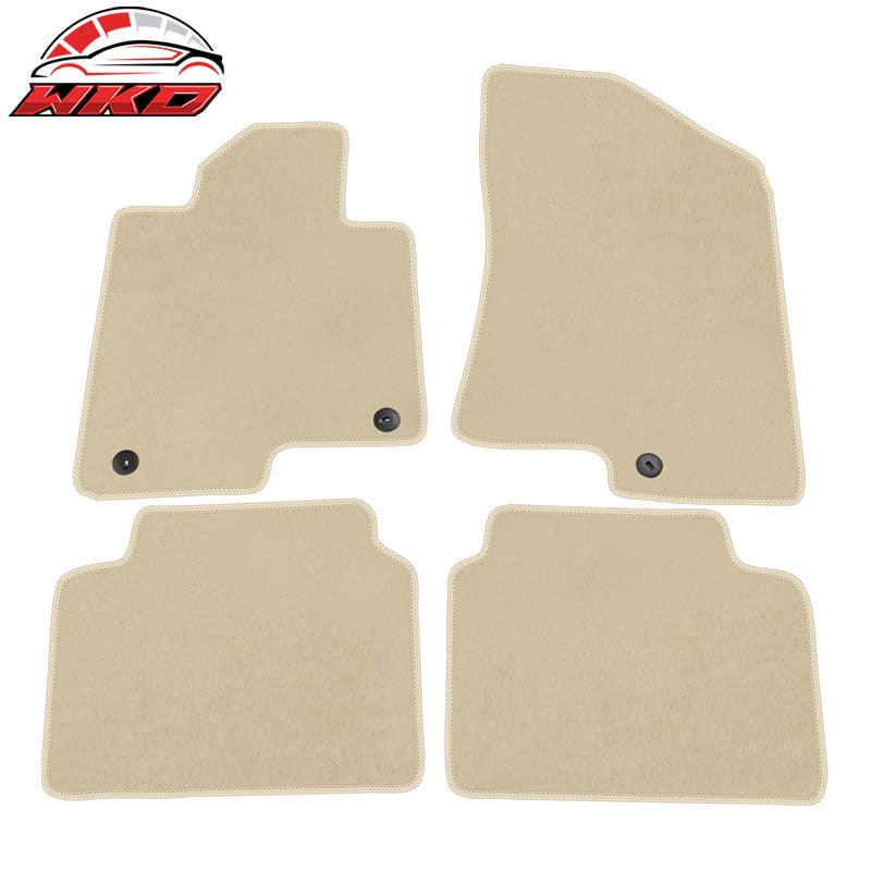 Wholesale 21-26 Kia K5 Optima 4PCS Auto Car Front Rear Floor Mats Carpets Nylon Beige