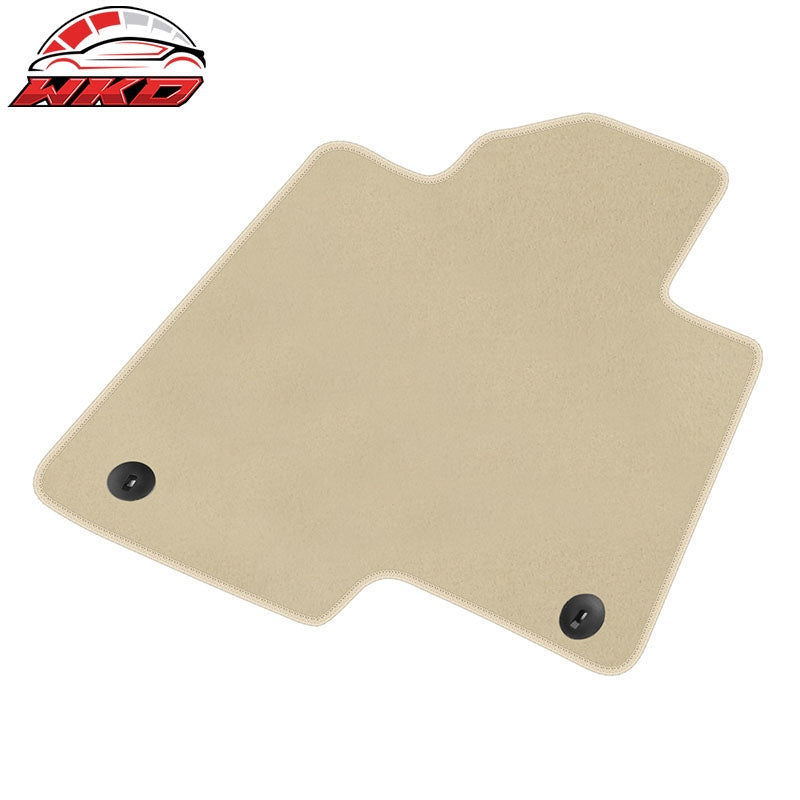 Fits 21-26 Kia K5 Optima 4PCS Auto Car Front Rear Floor Mats Carpets Nylon Beige