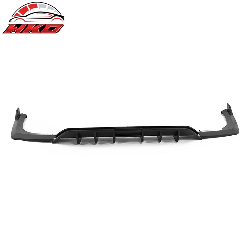 Fits 21-24 Kia K5 GT-Line Rear Bumper Lip Diffuser PP 3PC Matte Black Apron Kit