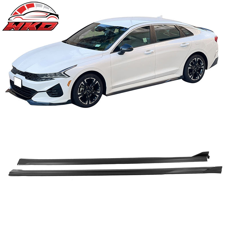 Wholesale 21-26 Kia K5 2PCS Side Skirts Extensions Rocker Panel PP Matte Black