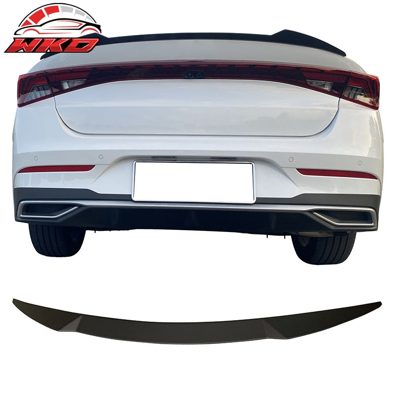 Wholesale 21-24 Kia K5 V Style Rear Trunk Spoiler Wing Lip ABS Matte Black