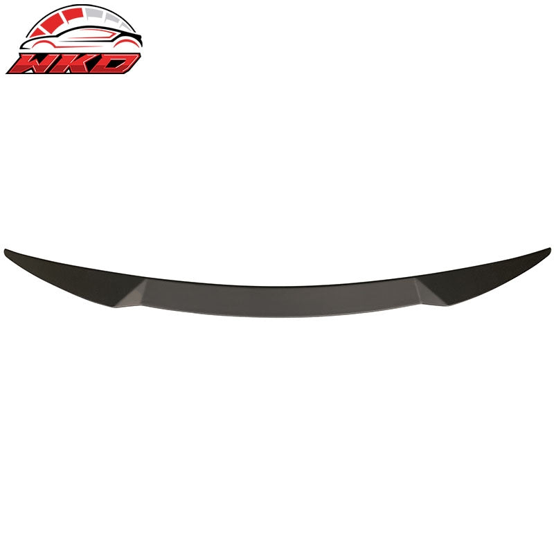 Fits 21-24 Kia K5 V Style Rear Trunk Spoiler Wing Lip ABS Matte Black