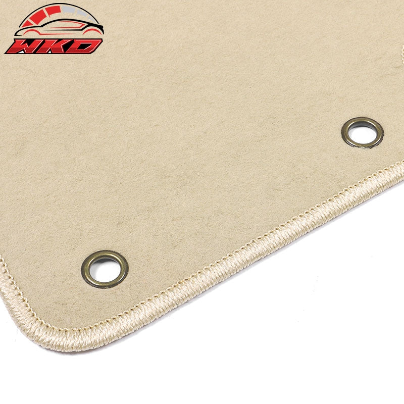 Fits 11-15 Kia Optima Nylon Floor Mat Front Rear Anti-Slip Auto Carpet Beige 4PC
