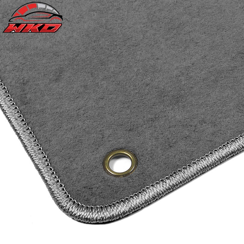 Fits 11-15 Kia Optima Nylon Floor Mats Front Rear Non-Slip Auto Carpet Grey 4PC