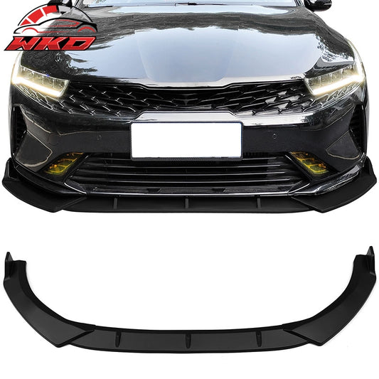 Wholesale 21-27 Kia Optima K5 EX LX GT Matte Black 3PC Front Bumper Lip PP Spoiler