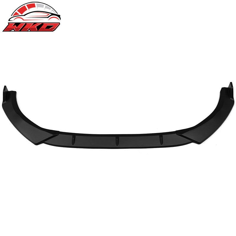 Fits 21-27 Kia Optima K5 EX LX GT Matte Black 3PC Front Bumper Lip PP Spoiler