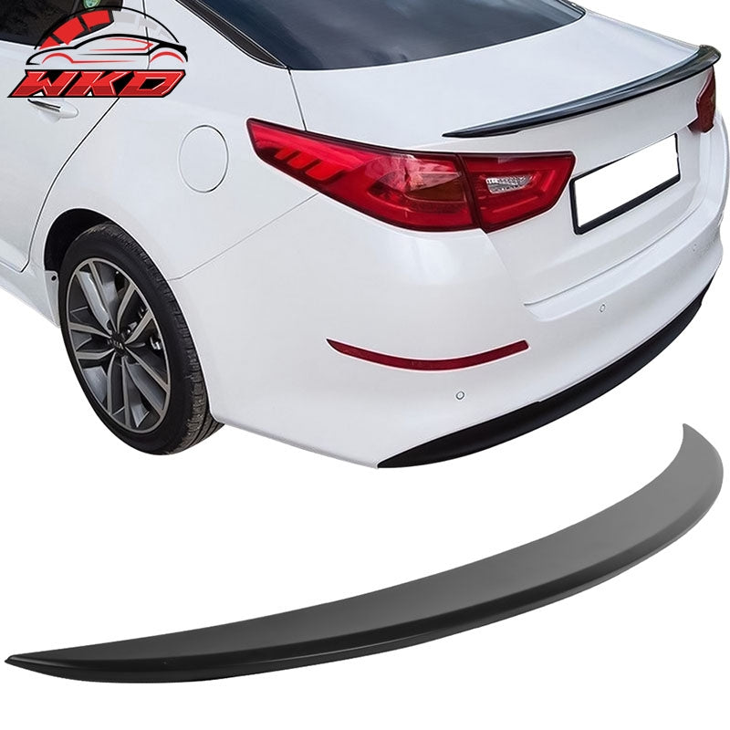Fits 14-15 Kia Optima V2 Style Rear Trunk Spoiler Wing Tail Lip ABS Unpainted