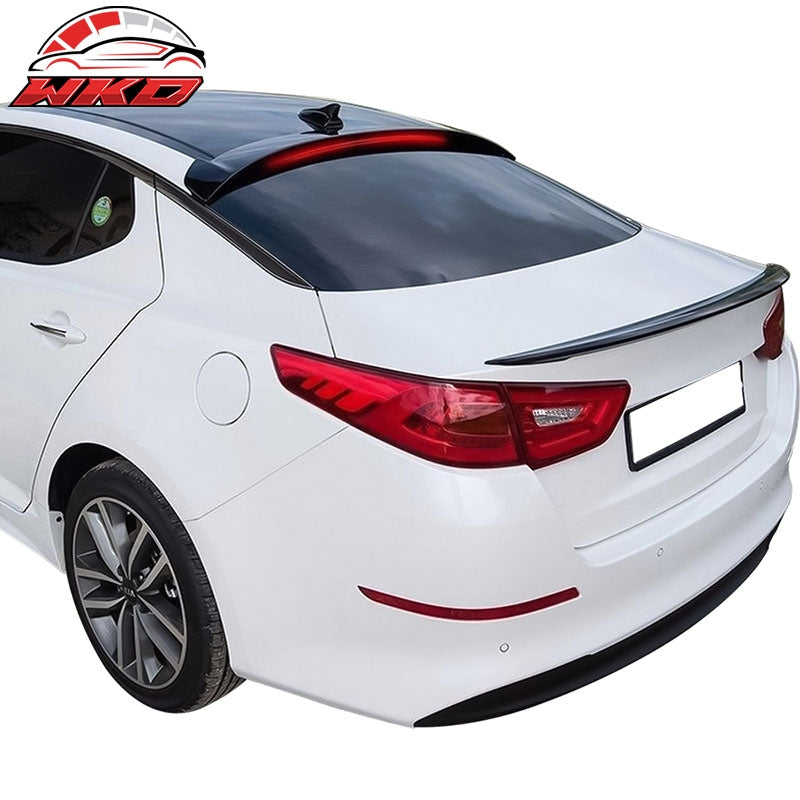 Fits 14-15 Kia Optima V2 Style Rear Trunk Spoiler Wing Tail Lip ABS Unpainted