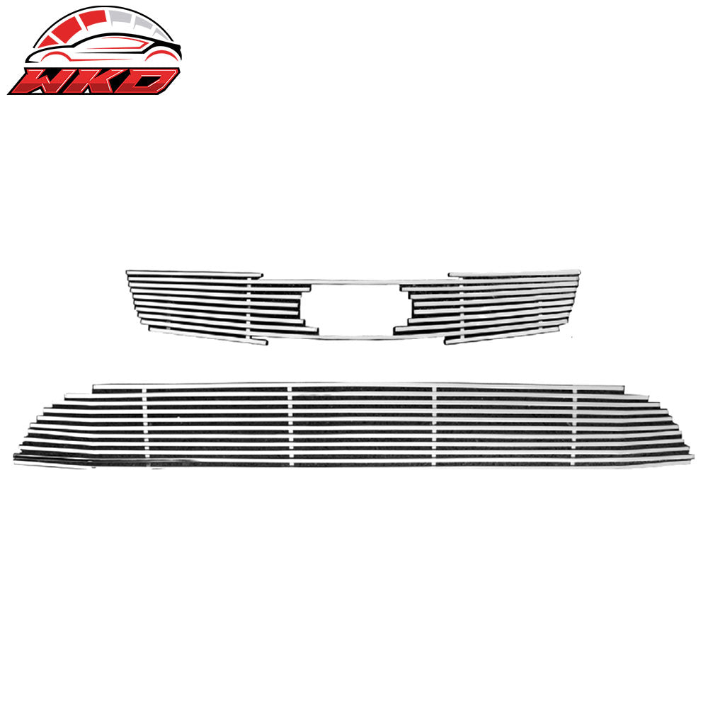 Wholesale 10-11 Kia Rio Billet Style Chrome Front Bumper Grille Set Stainless Steel