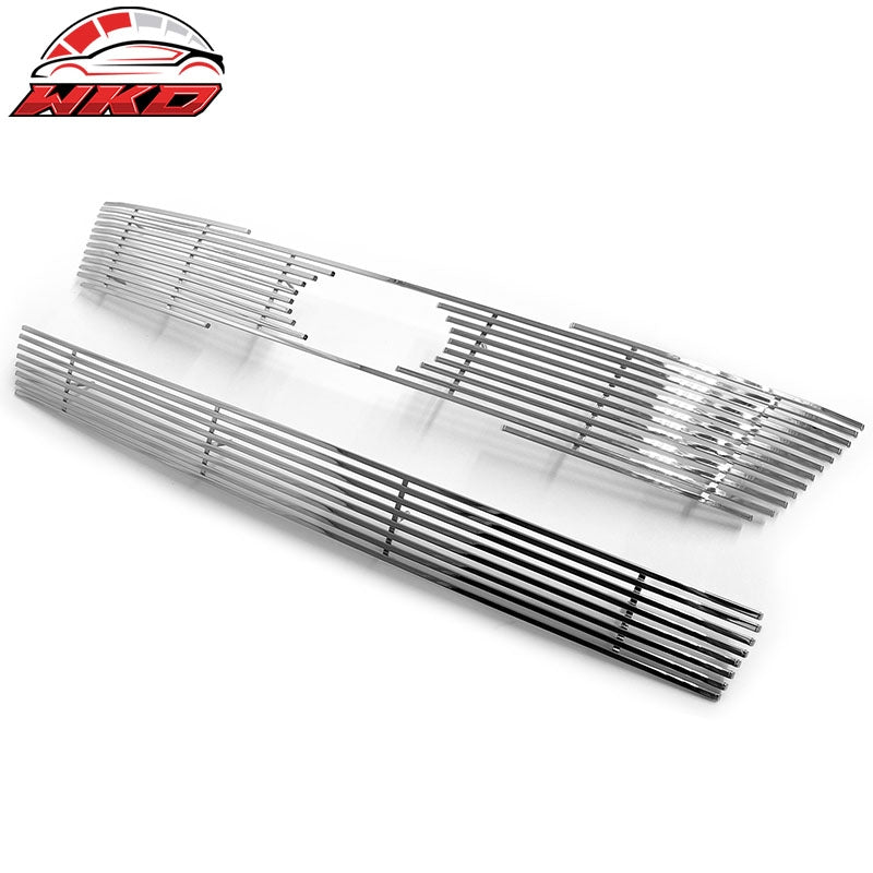 For 2011-2012 Kia Sedona Front Bumper Grille Chrome Stainless Steel Billet Style