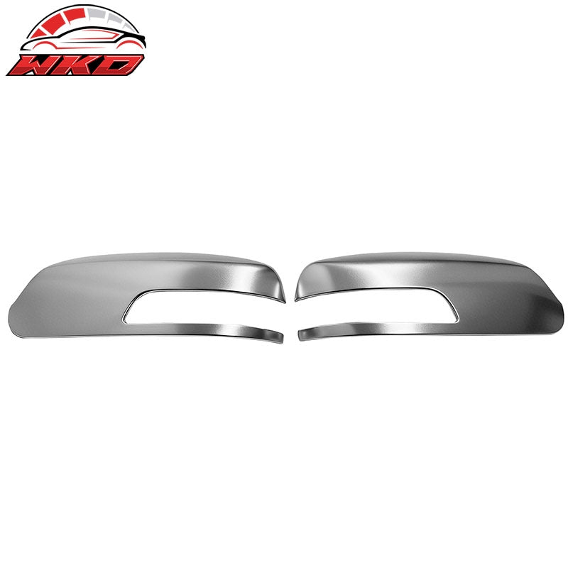 Fits 11-15 Kia Sorento 2PC Chrome ABS Mirror Covers Cap w/o Signal Light Cut Out