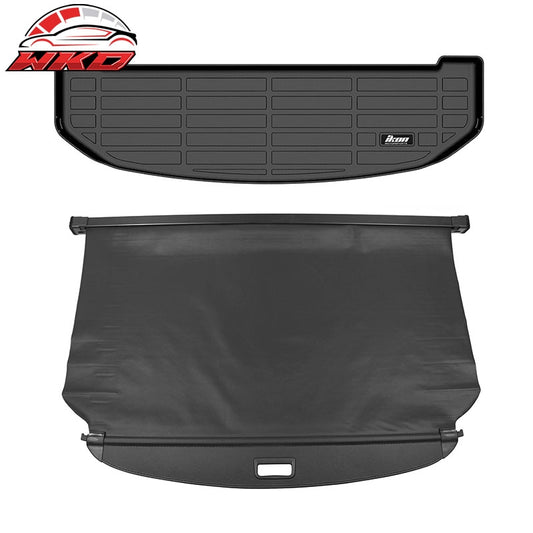 Wholesale 21-26 Kia Sorento 3D Molded TPE Rear Trunk Mat Cargo Liner Pad +Cargo Cover - Wikond Auto