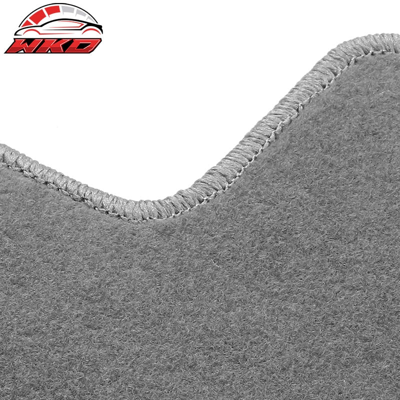 Fits 21-26 Kia Sorento 4-Door Front & Rear Floor Mats Carpet Nylon 3PCS - Gray