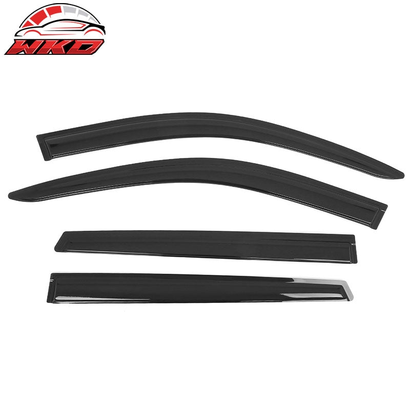 Fits 21-26 Kia Sorento Tape on Window Visors Vent Rain Sun Wind Guards Deflector