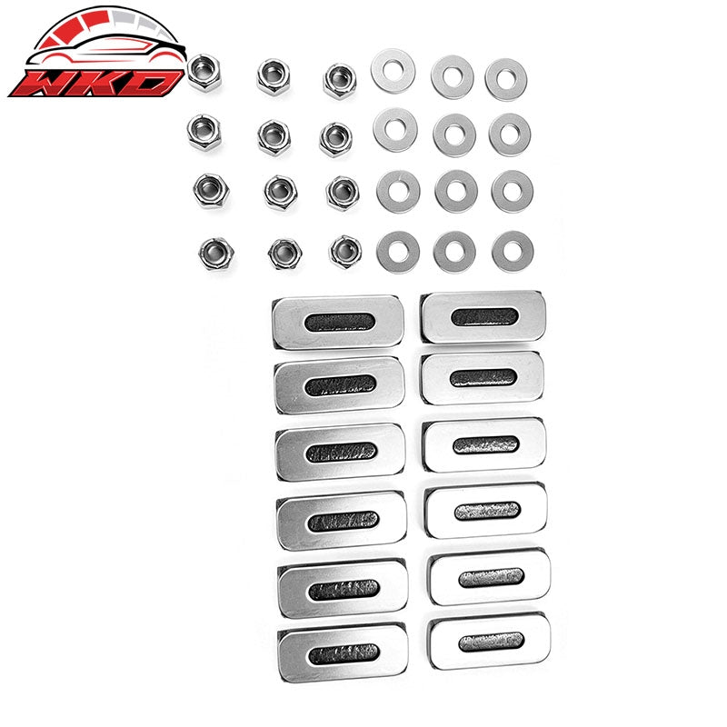 Fits 2014-2016 Kia Soul Mesh Style Front Bumper Grille Chrome Stainless Steel