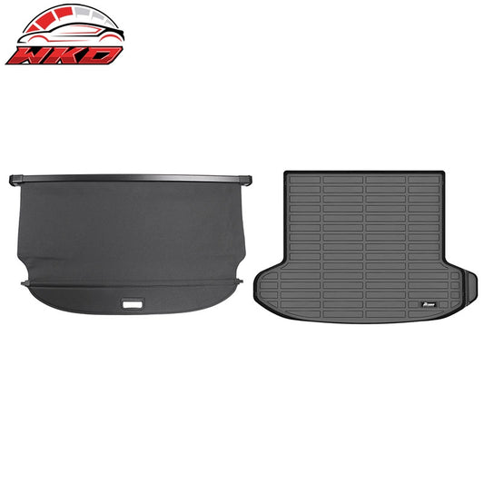 Wholesale 23-25 Kia Sportage FHEV 3D TPE Rear Trunk Mat Cargo Liner Pad + Cargo Cover - Wikond Auto