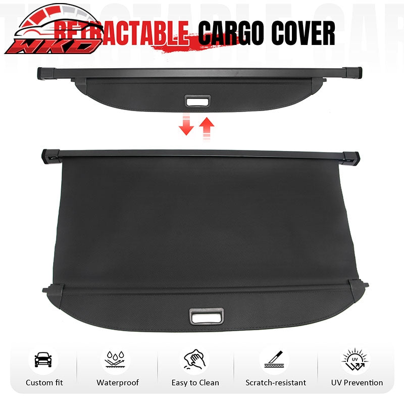 Wholesale 2027 Kia Telluride Black Retractable Trunk Cargo Cover Carbon Fiber Style - Wikond Auto