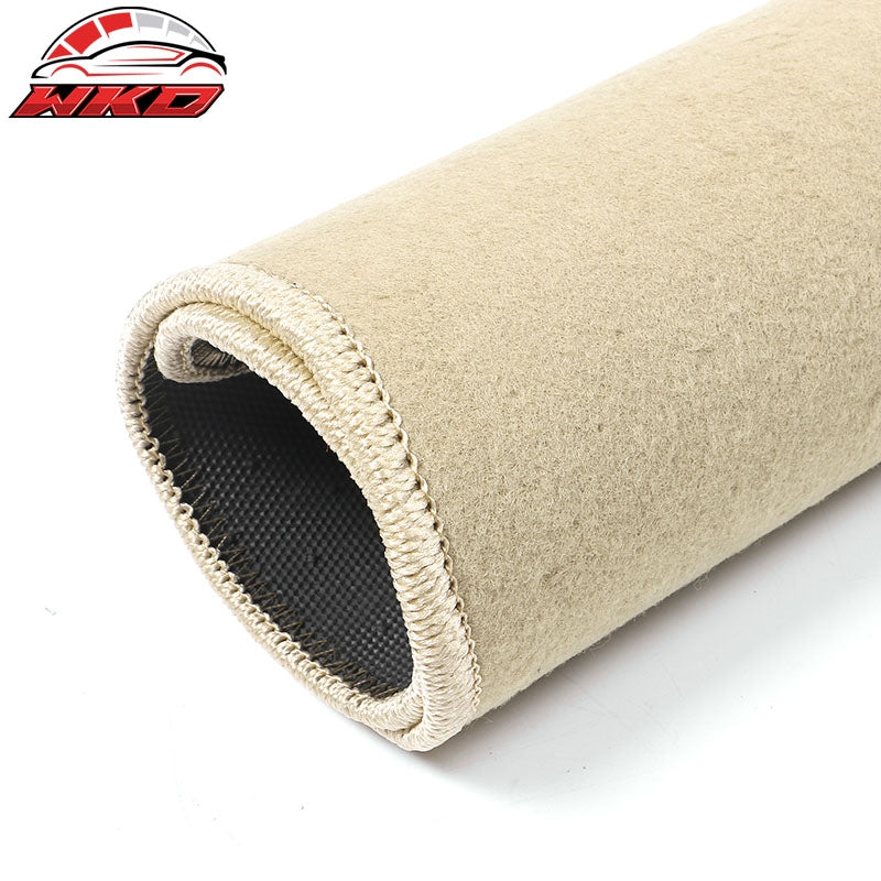 Fits 20-25 Kia Telluride 4DR Front & Rear Floor Mats Carpet Nylon 4PCS - Beige