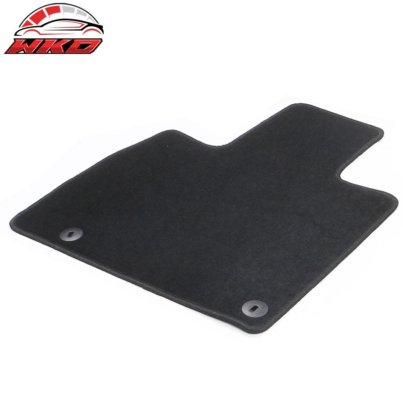 Fits 20-25 Kia Telluride 4DR Front & Rear Floor Mats Carpet Nylon 4PCS - Black