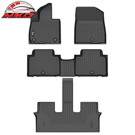 Wholesale 2027 Kia Telluride Gas TPE All Weather 3D Floor Mats Cargo Liner Carpets - Wikond Auto