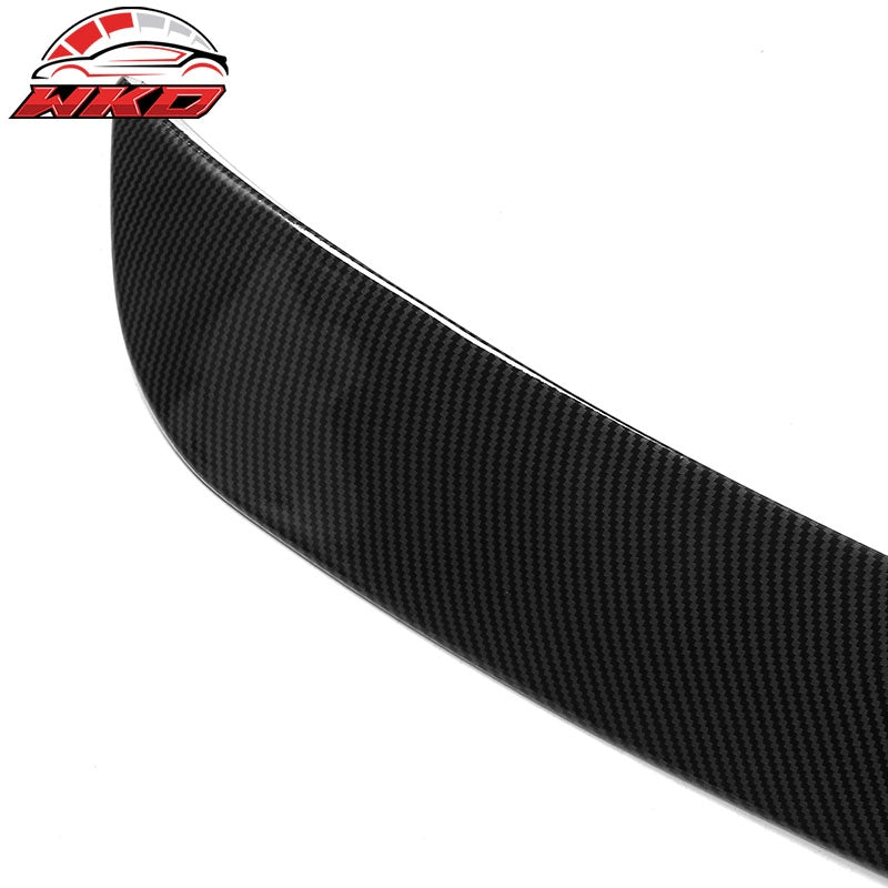 Fits 20-25 Kia Telluride IKON Add-on Trunk Spoiler Middle Lip Carbon Fiber Print
