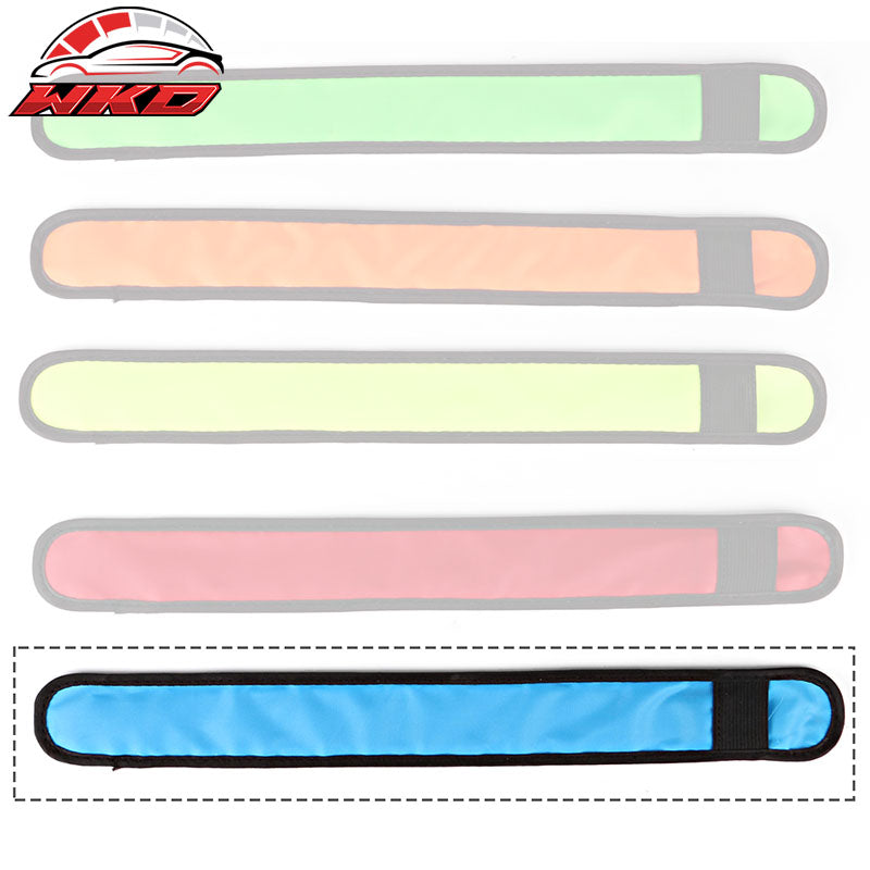 LED Slap Armband Lights Glow Band for Running 35cm Blue Color