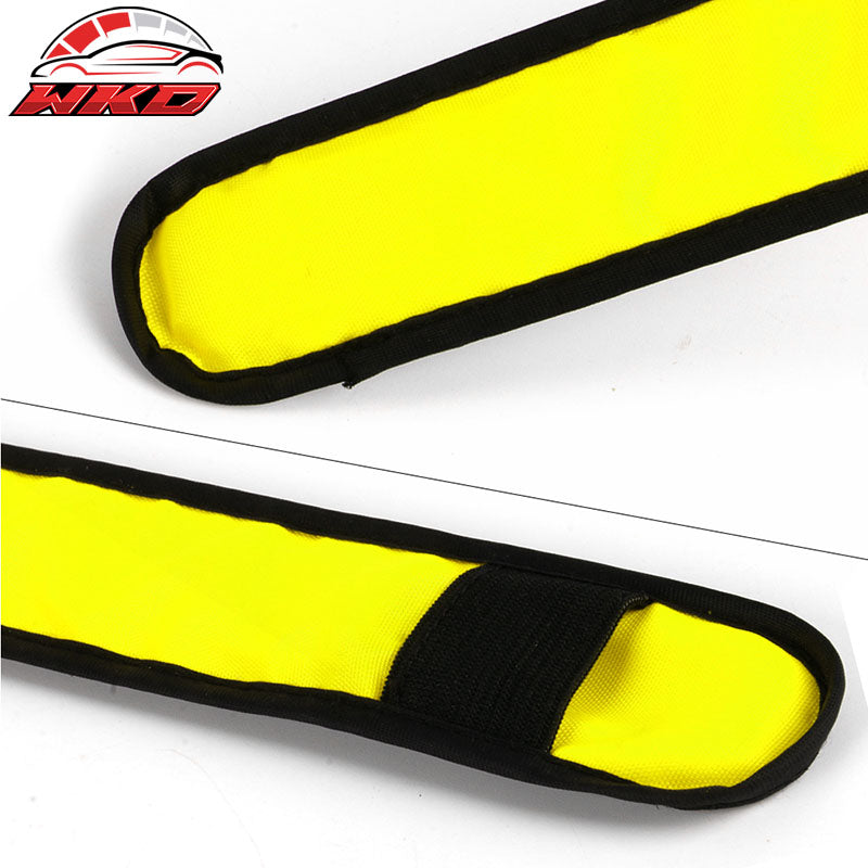 LED Slap Armband Lights Glow Band for Running 35cm Yellow Color