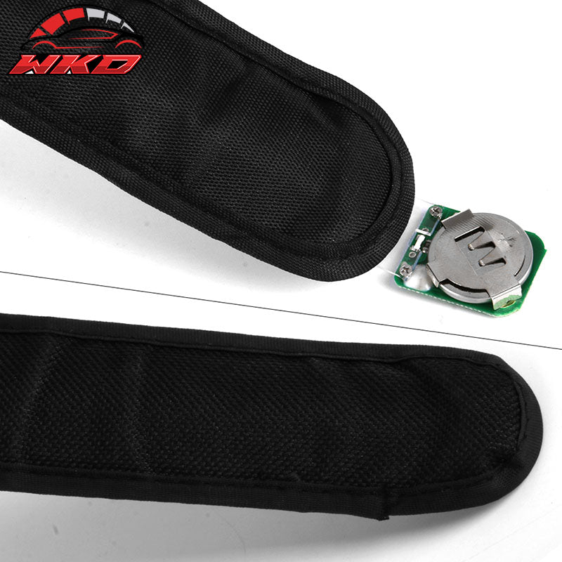 LED Slap Armband Lights Glow Band for Running 35cm Yellow Color