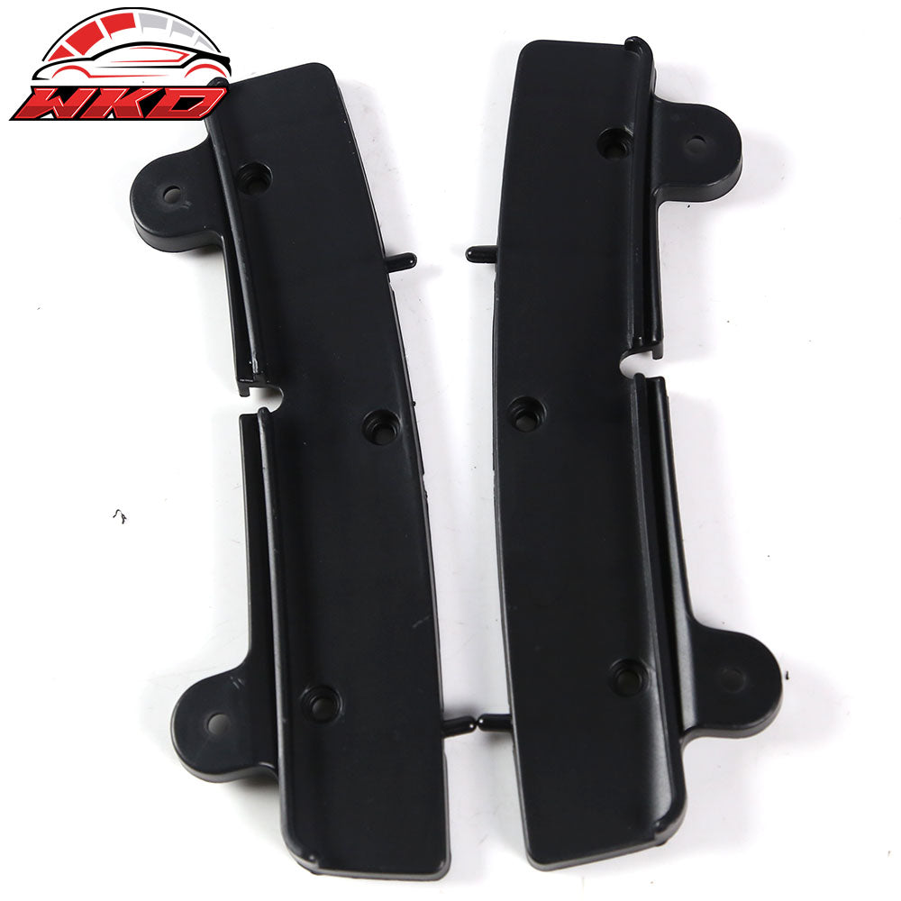 Fits 03-05 Nissan 350Z Front Bumper Smoked LED DRL Reflector Lights