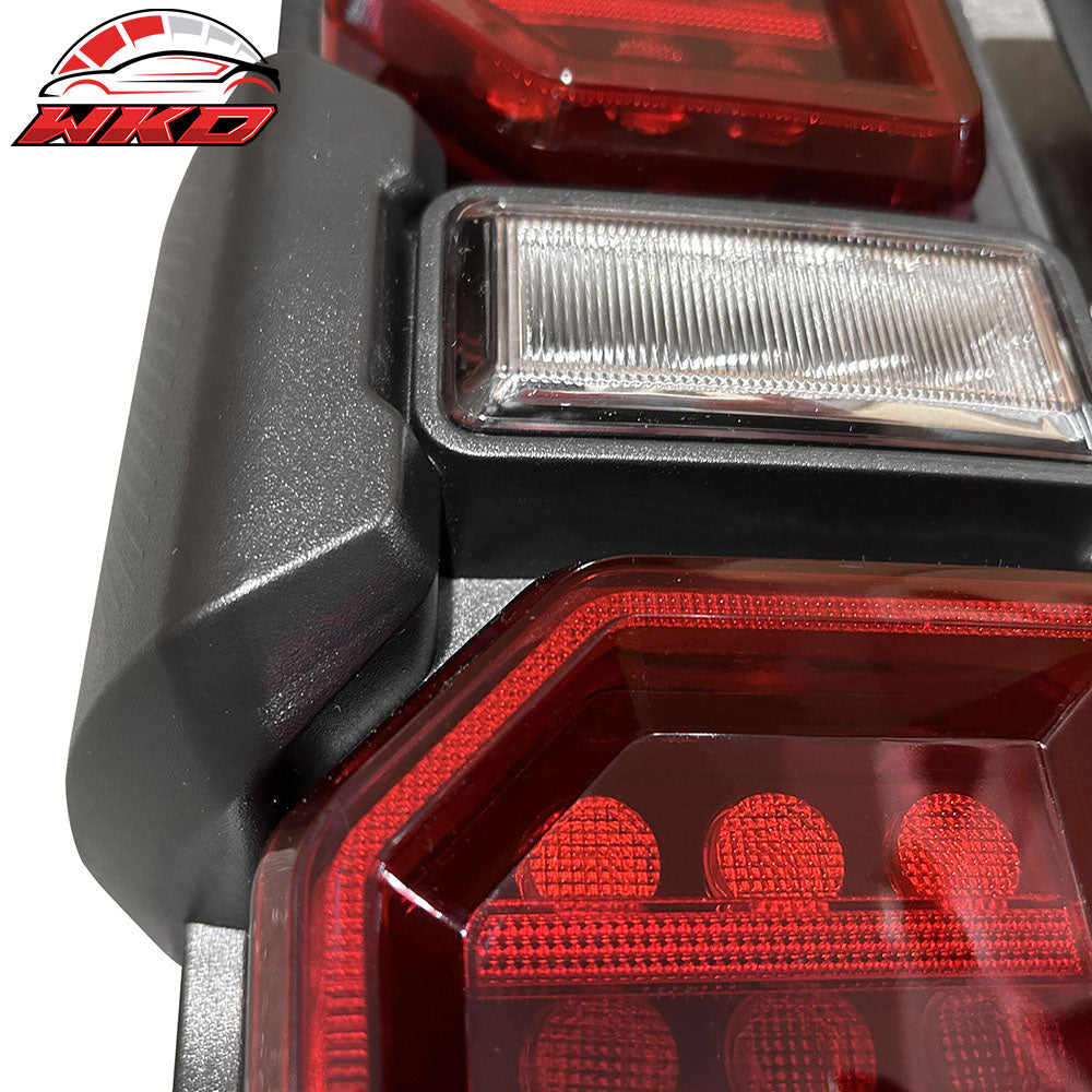 Fits 21-24 Ford Bronco 2/4 Door Red LED Tail Lights Rear Lamps Assembly Pair