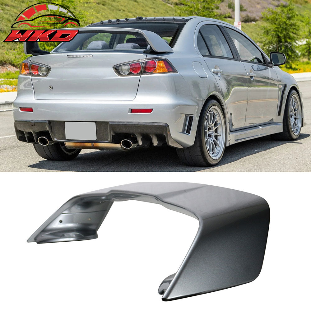 Fits 08-17 Mitsubishi Lancer EVO Style Rear Trunk Spoiler ABS Painted #U17 Gray