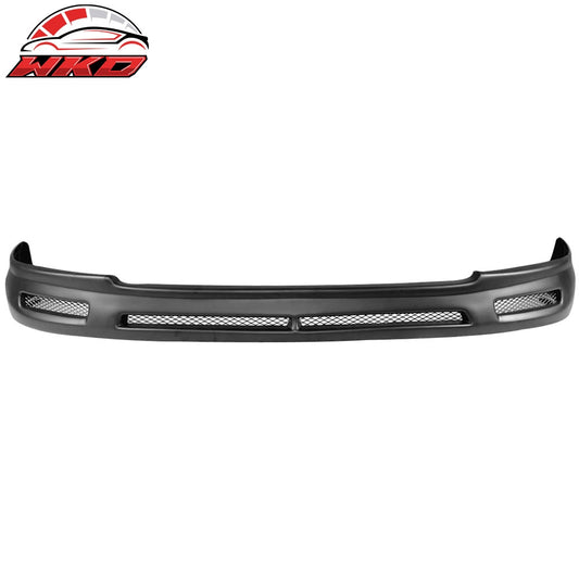 Wholesale 08-15 Mitsubishi Lancer B Style Front Bumper Lip Spoiler Unpainted Black PP