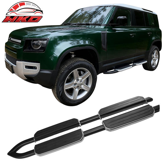 Wholesale 20-26 Land Rover Defender 110 130 OE Style Running Boards Silver Aluminum - Wikond Auto