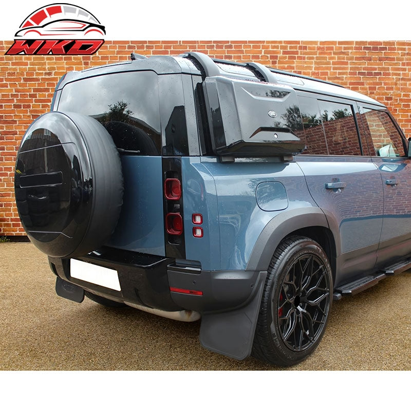 For 20-26 Land Rover Defender Spare Wheel Tire Tyer Cover Gloss Black Waterproof